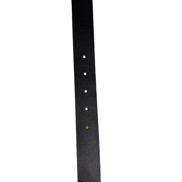 Kate Spade Black Leather Belt With Gold Flower Buckle Womens S - Picture 4 of 7